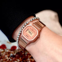 Thumbnail for Casio Vintage LA-11WR-5ADF Unisex Rose Gold Digital Watch