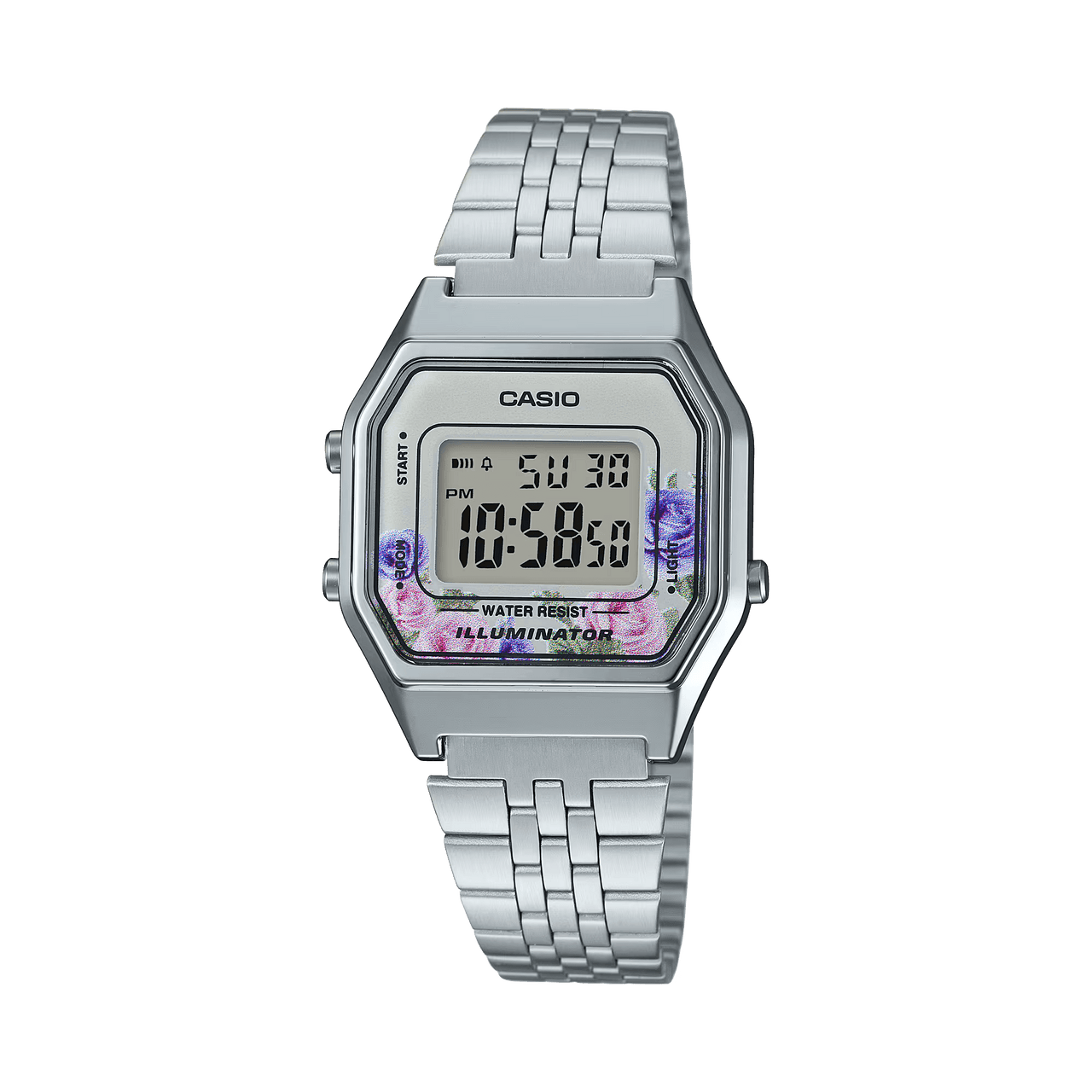 Casio Vintage 33mm Silver Unisex Digital Watch