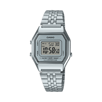 Thumbnail for Casio Ladies Watch Digital Vintage Classic Grey Silver LA680WA-7DF