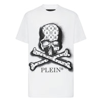 Thumbnail for Philipp Plein Round Neck SS Skull T-Shirt Size XL