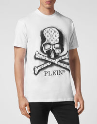 Thumbnail for Philipp Plein Round Neck SS Skull T-Shirt Size XL