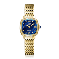 Thumbnail for Rotary Traditional Crystal Set Ladies Gold Watch LB05813/92