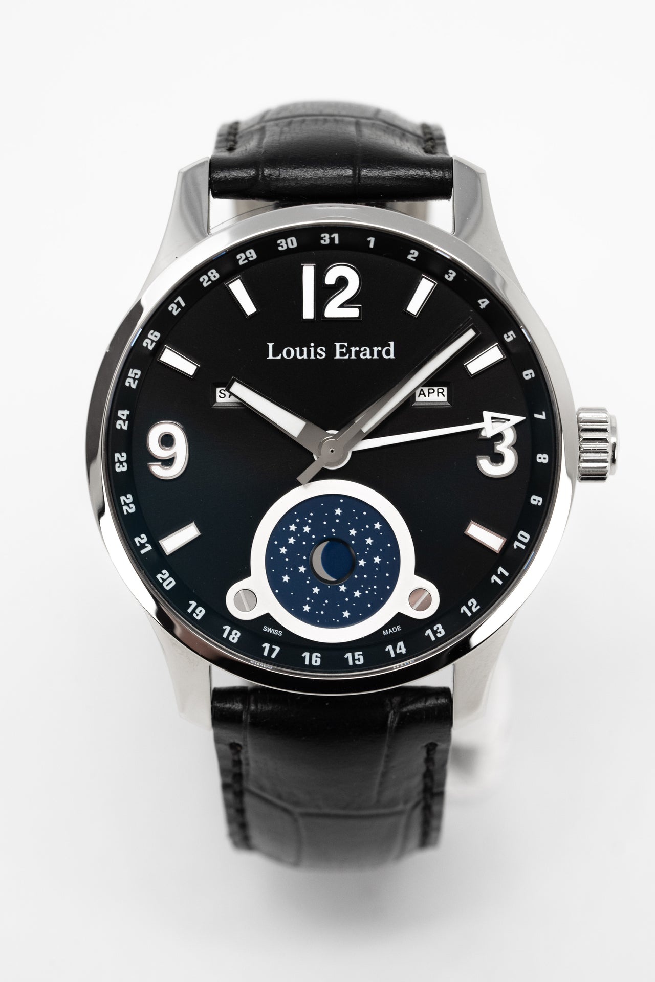 Louis Erard Excellence Moon Phase Chronograph Watch