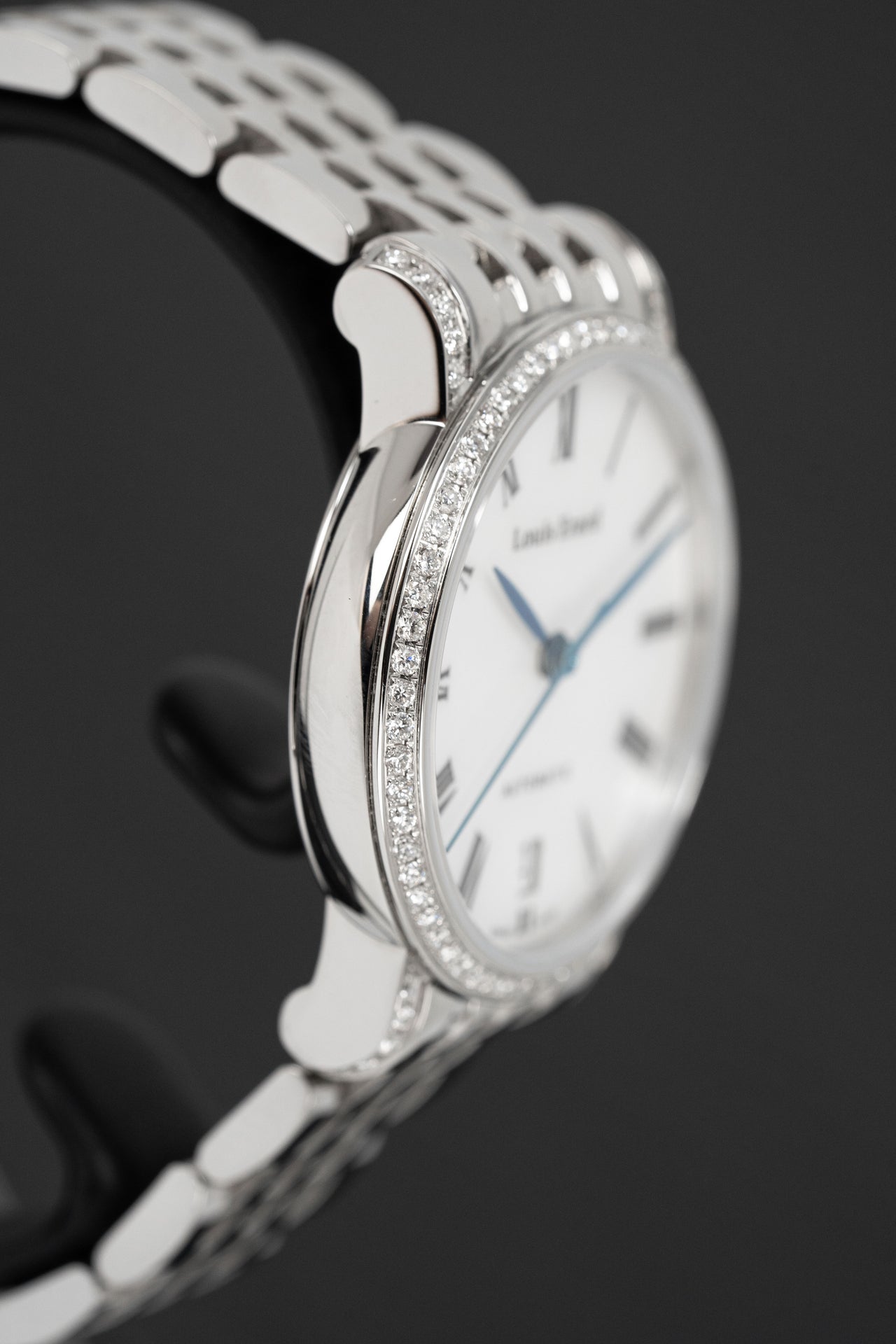 Louis Erard Heritage Automatic Diamond White Dial Ladies Watch  20100AB34BMA20 - Watches, Heritage - Jomashop