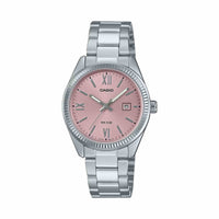 Thumbnail for Casio Ladies' Quartz Date Watch 30mm Casual Pink Silver