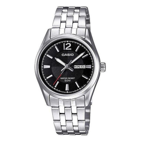 Casio Ladies' Quartz Day Date Watch 30mm Black