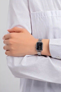 Thumbnail for Casio Ladies' Watch 21mm Slim Black Rectangular
