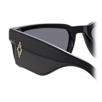 Thumbnail for Marcelo Burlon x Linda Farrow Rectangular Black Sunglasses