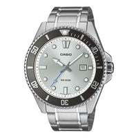 Thumbnail for Casio Men's Quartz Dive Watch 46mm Stainless Steel Silver