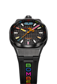 Thumbnail for Bomberg Men's Watch BOLT-68 Neo Automatic Taipei Metropolis Black PVD BF43APBA.09-7.12