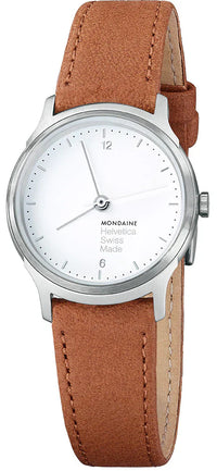 Thumbnail for Mondaine Ladies Watch Helvetica No1 Light Brown