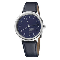Thumbnail for Mondaine Watch Helvetica No1 Regular Navy