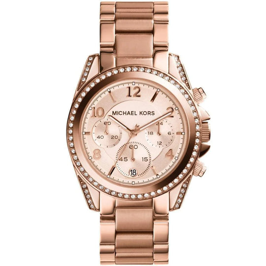 Michael kors 5503 rose best sale gold watch