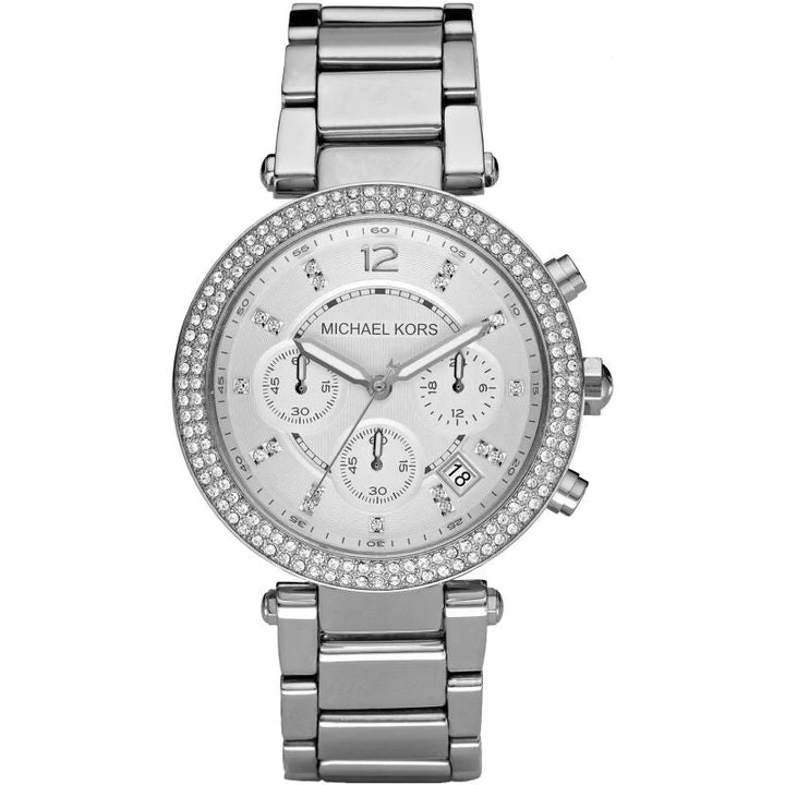 Silver michael kors outlet watch