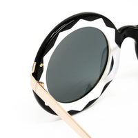 Thumbnail for Markus Lupfer x Linda Farrow Black and White Sunglasses
