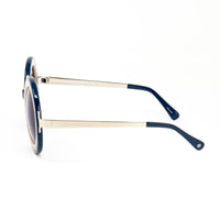 Thumbnail for Markus Lupfer x Linda Farrow Blue Sunglasses