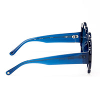 Thumbnail for Markus Lupfer x Linda Farrow Blue Sunglasses