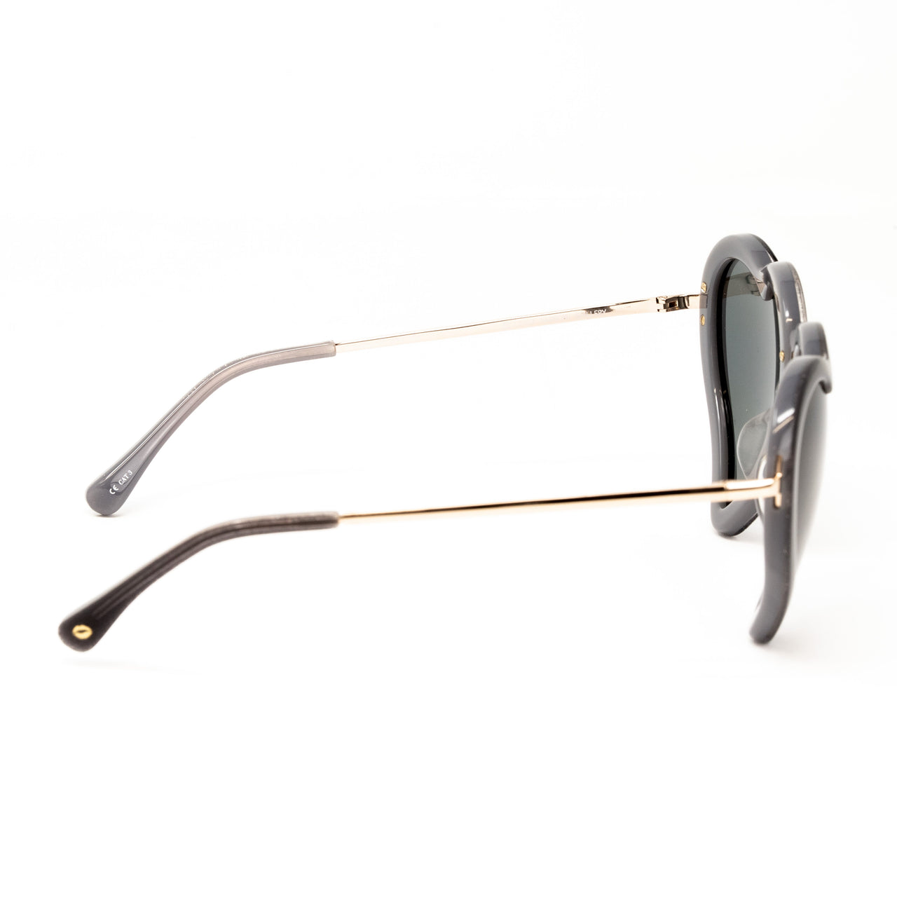 Markus Lupfer x Linda Farrow Black Sunglasses