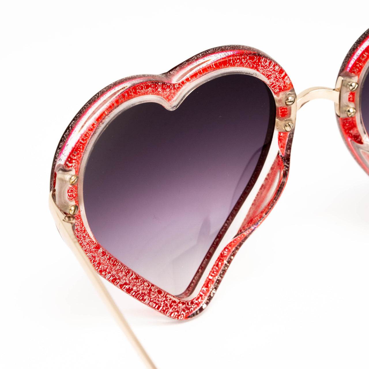 Markus Lupfer x Linda Farrow Heart Sunglasses
