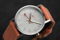 Thumbnail for Mondaine Ladies Watch Classic White Orange