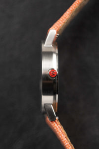 Thumbnail for Mondaine Ladies Watch Classic White Orange