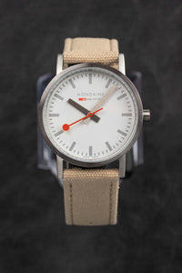 Thumbnail for Mondaine Ladies Watch Classic White Beige
