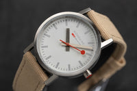 Thumbnail for Mondaine Ladies Watch Classic White Beige
