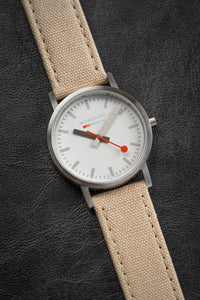 Thumbnail for Mondaine Ladies Watch Classic White Beige