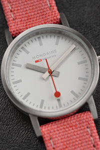 Thumbnail for Mondaine Ladies Watch Classic White Coral
