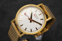 Thumbnail for Mondaine Ladies Watch Classic White Gold