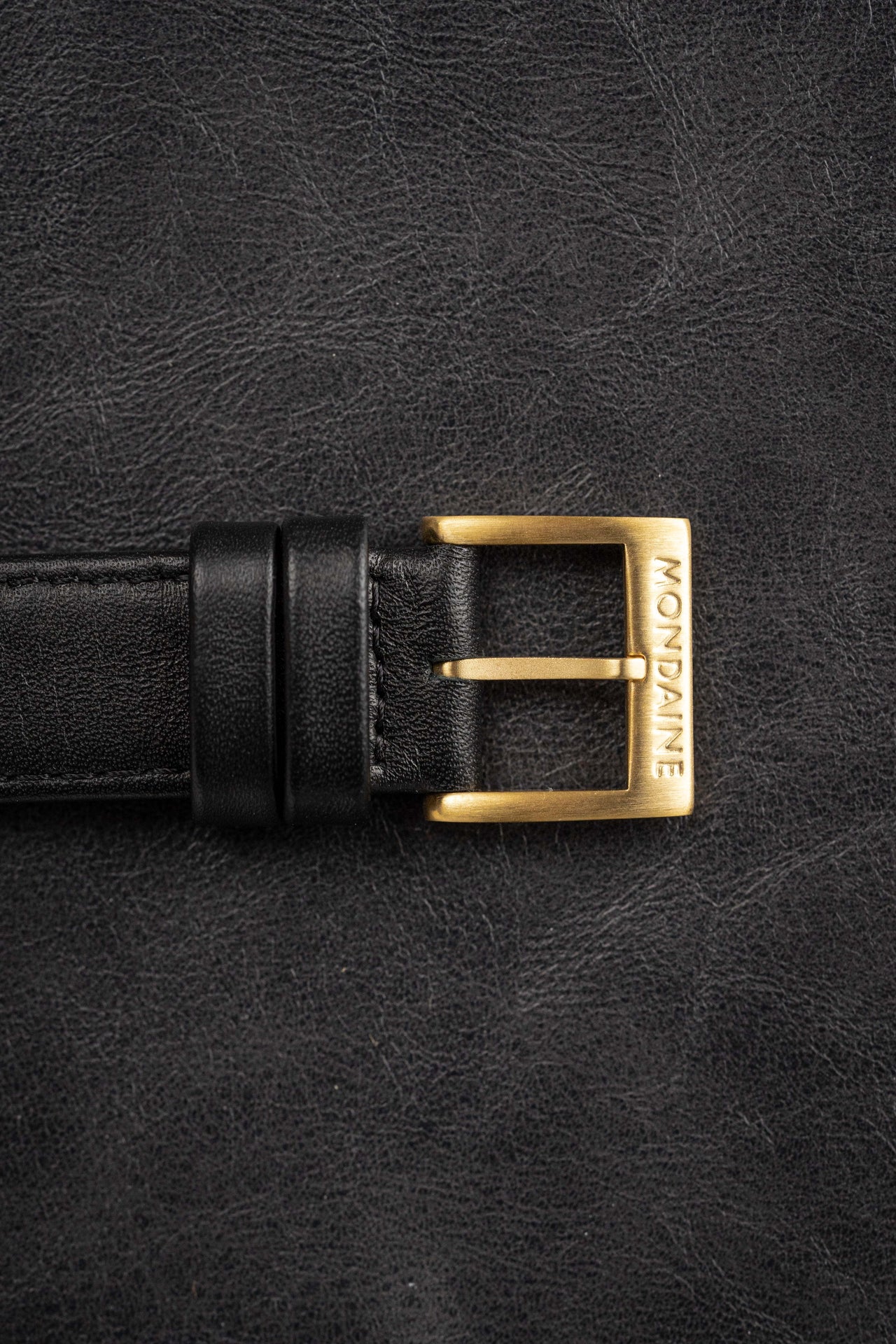 Mondaine Watch Helvetica No1 Light Gold Black