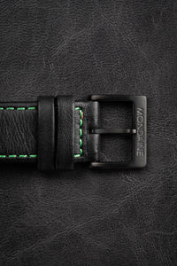 Thumbnail for Mondaine Watch Helvetica No1 Black Green