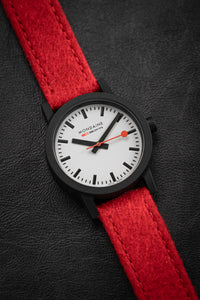 Thumbnail for Mondaine Ladies Watch Essence Black Red