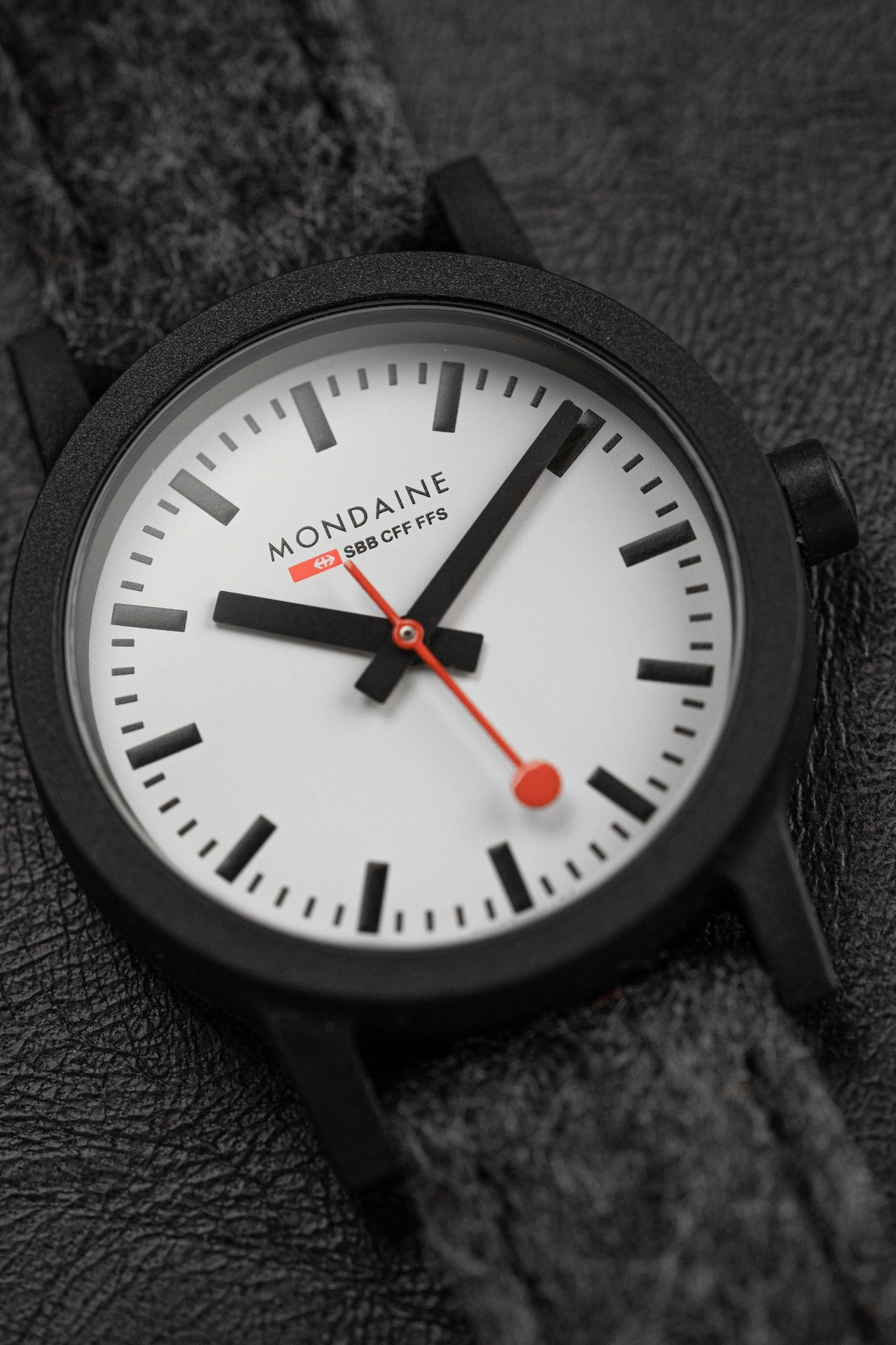 Mondaine Ladies Watch Essence Black Grey