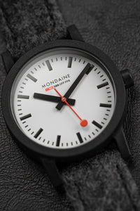Thumbnail for Mondaine Ladies Watch Essence Black Grey