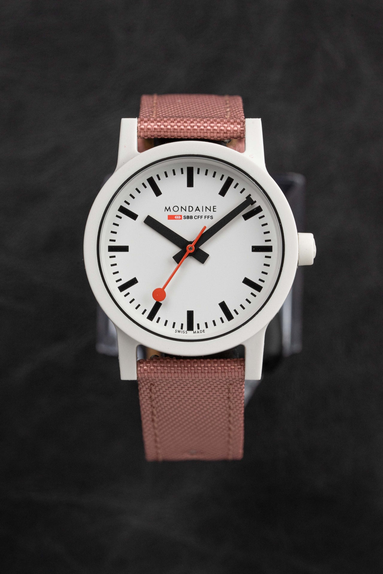 Mondaine Ladies Watch Essence White Pink