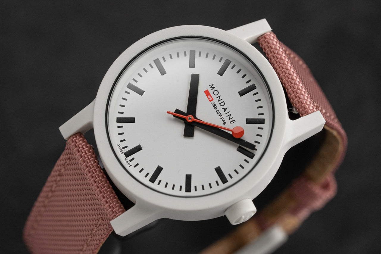 Mondaine Ladies Watch Essence White Pink