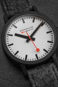 Thumbnail for Mondaine Watch Essence Black Grey