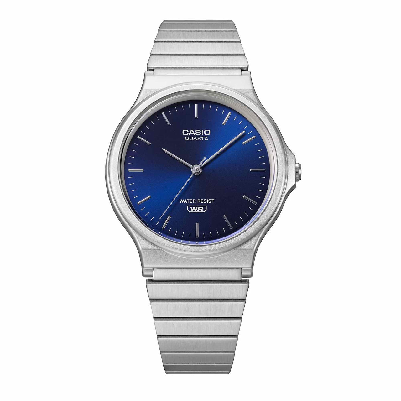 Casio Unisex Quartz Watch 35mm MQ-24 Blue Silver