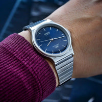 Thumbnail for Casio Unisex Quartz Watch 35mm MQ-24 Blue Silver