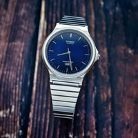 Thumbnail for Casio Unisex Quartz Watch 35mm MQ-24 Blue Silver