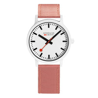 Thumbnail for Mondaine Watch Essence White Pink