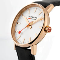 Thumbnail for Mondaine Watch EVO2 Rose Gold Black