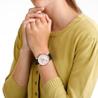 Thumbnail for Mondaine Watch EVO2 Rose Gold Black