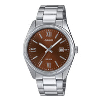 Thumbnail for Casio Casual 44mm Brown Unisex Ion Plated Analogue Watch