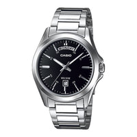 Thumbnail for Casio Men's Quartz Day Date Watch 40mm Silver Black