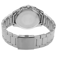Thumbnail for Casio Chrono 42mm Silver Men's Blue Analogue Watch