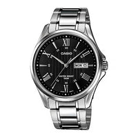 Thumbnail for Casio Day Date 41mm Silver Men's Black Analogue Watch