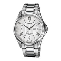 Thumbnail for Casio Day Date 41mm Silver Men's White Analogue Watch