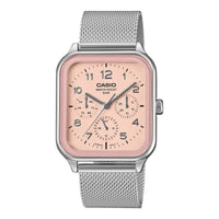 Thumbnail for Casio Unisex Quartz Multi Dial Watch 34mm Pink Mesh